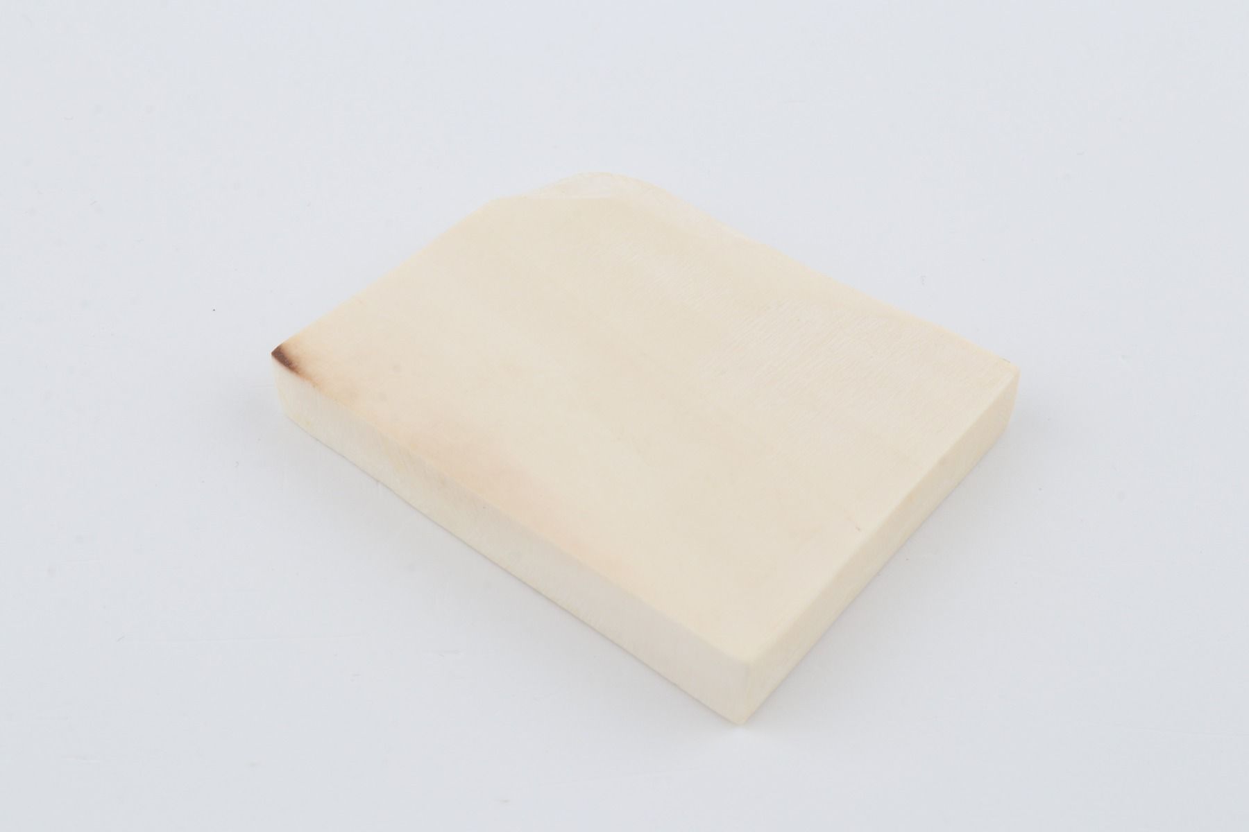 White mammoth ivory segment