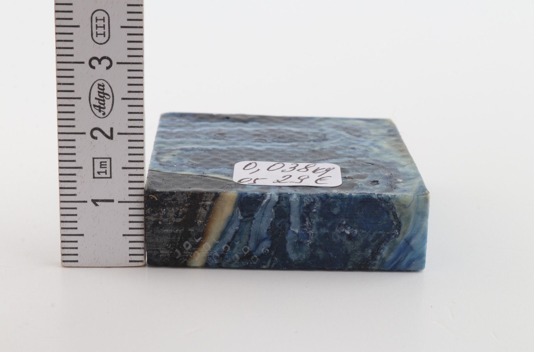Stabilized mammoth molar piece