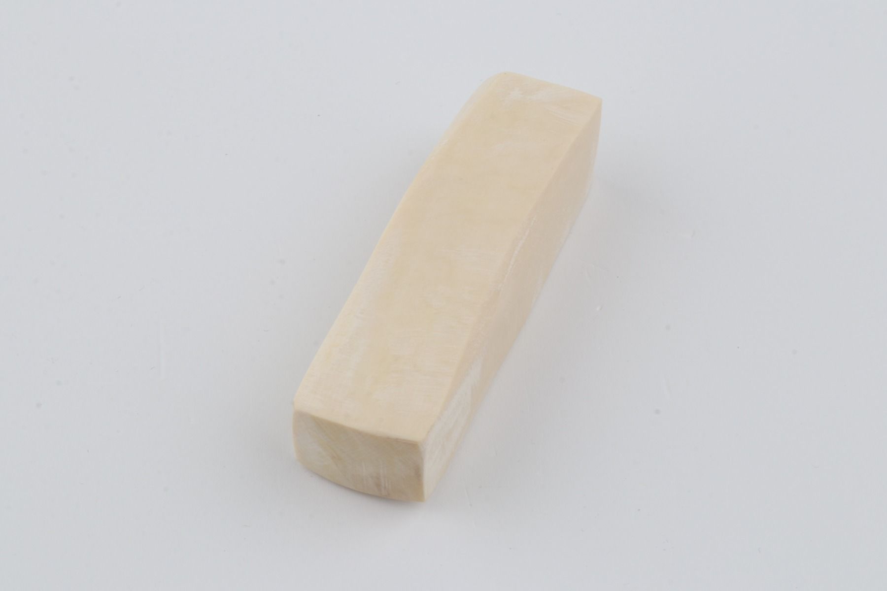White mammoth ivory segment