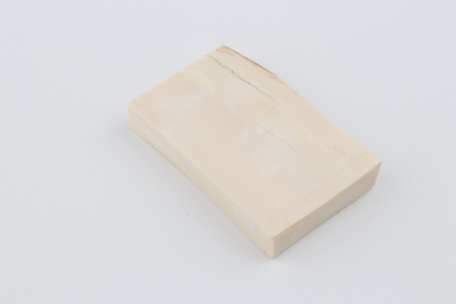 White mammoth ivory segment
