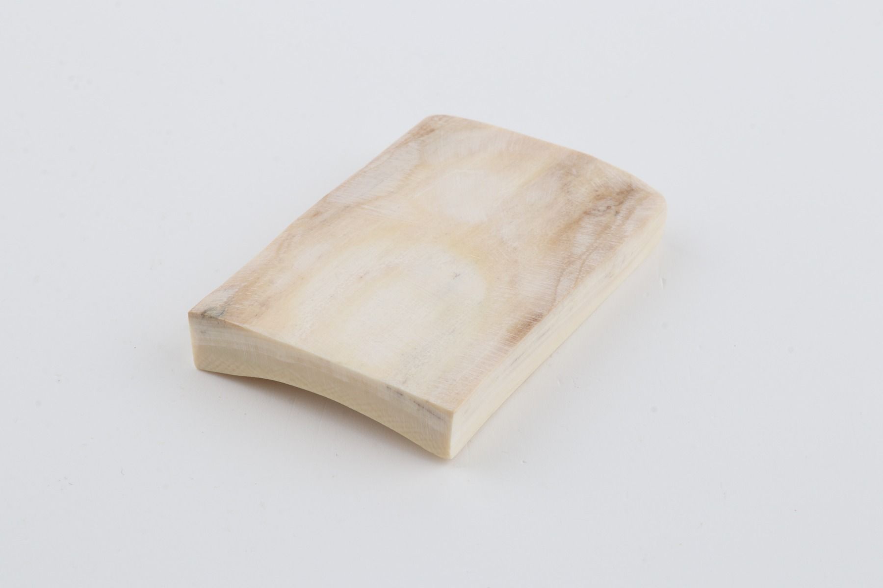 White mammoth ivory segment