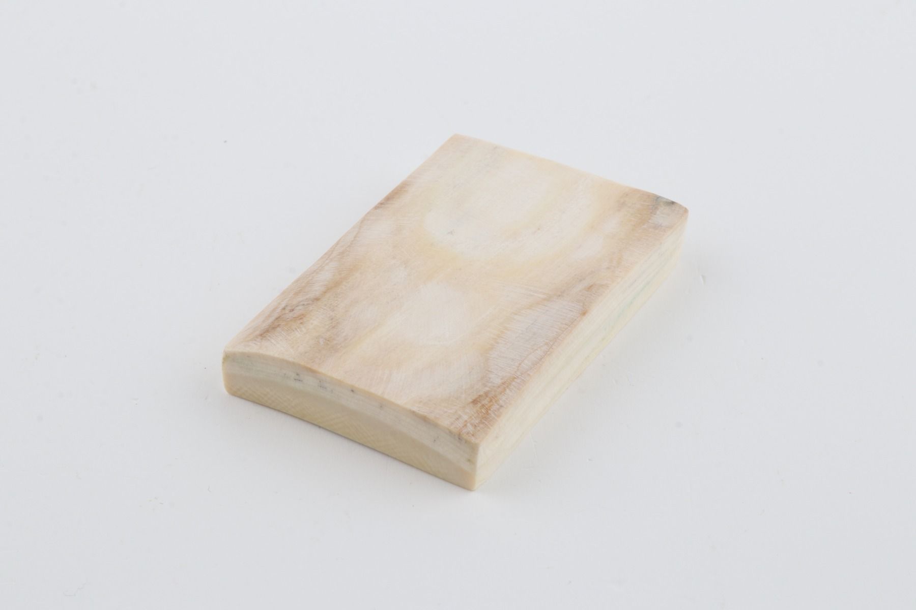 White mammoth ivory segment