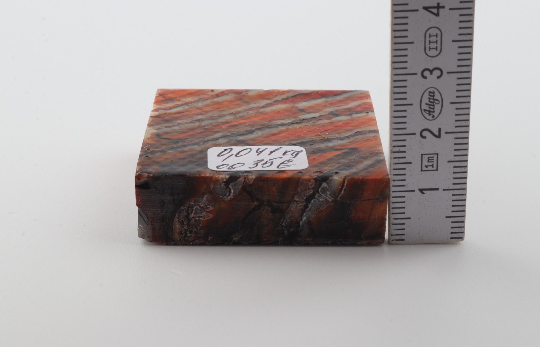 Stabilized mammoth molar piece