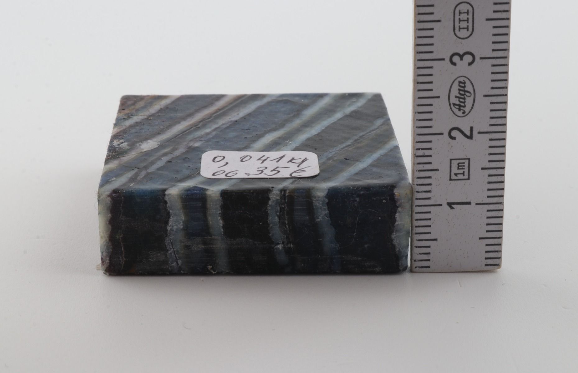 Stabilized mammoth molar piece
