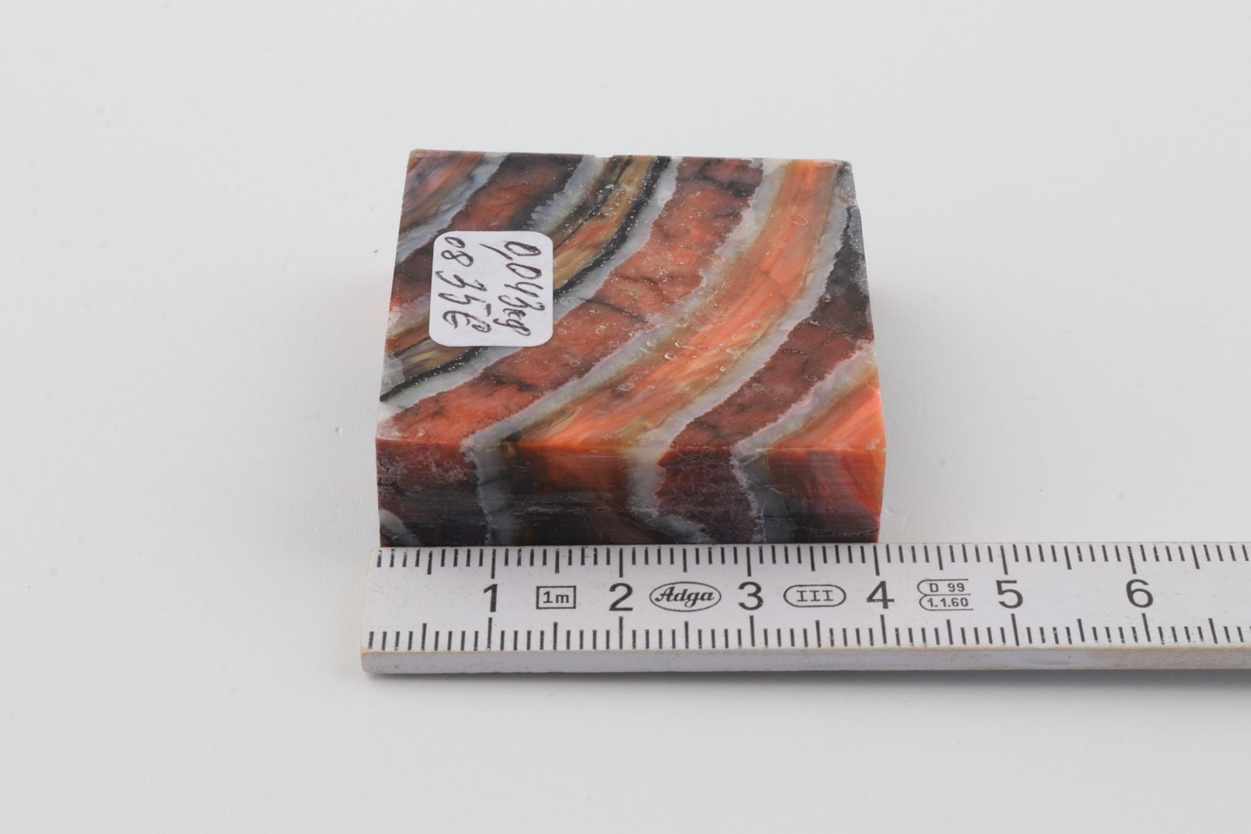 Stabilized mammoth molar piece