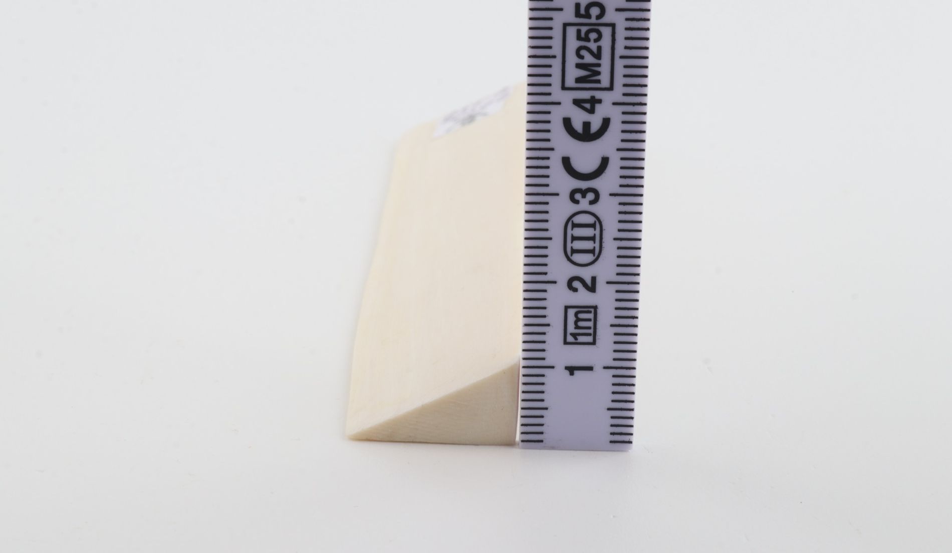 White mammoth ivory piece