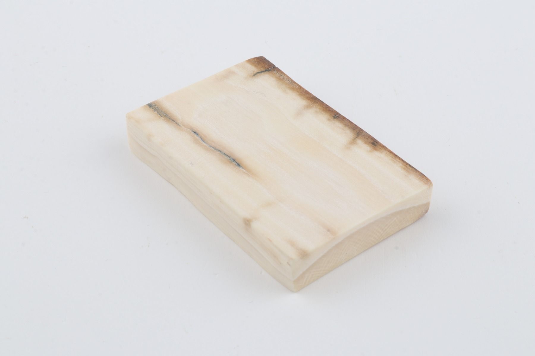 White mammoth ivory segment