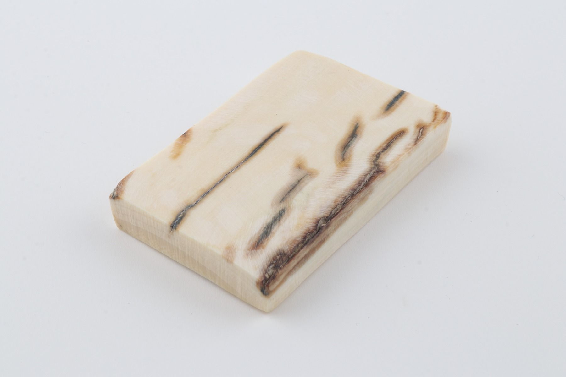 White mammoth ivory segment