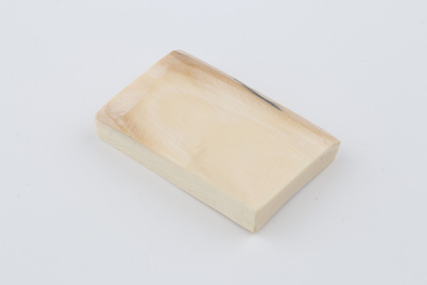 White mammoth ivory segment