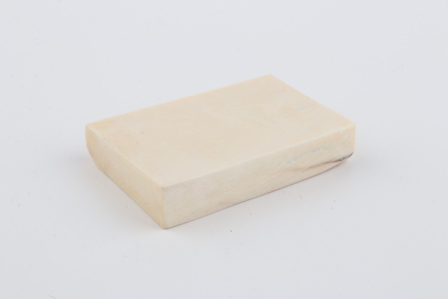 White mammoth ivory segment