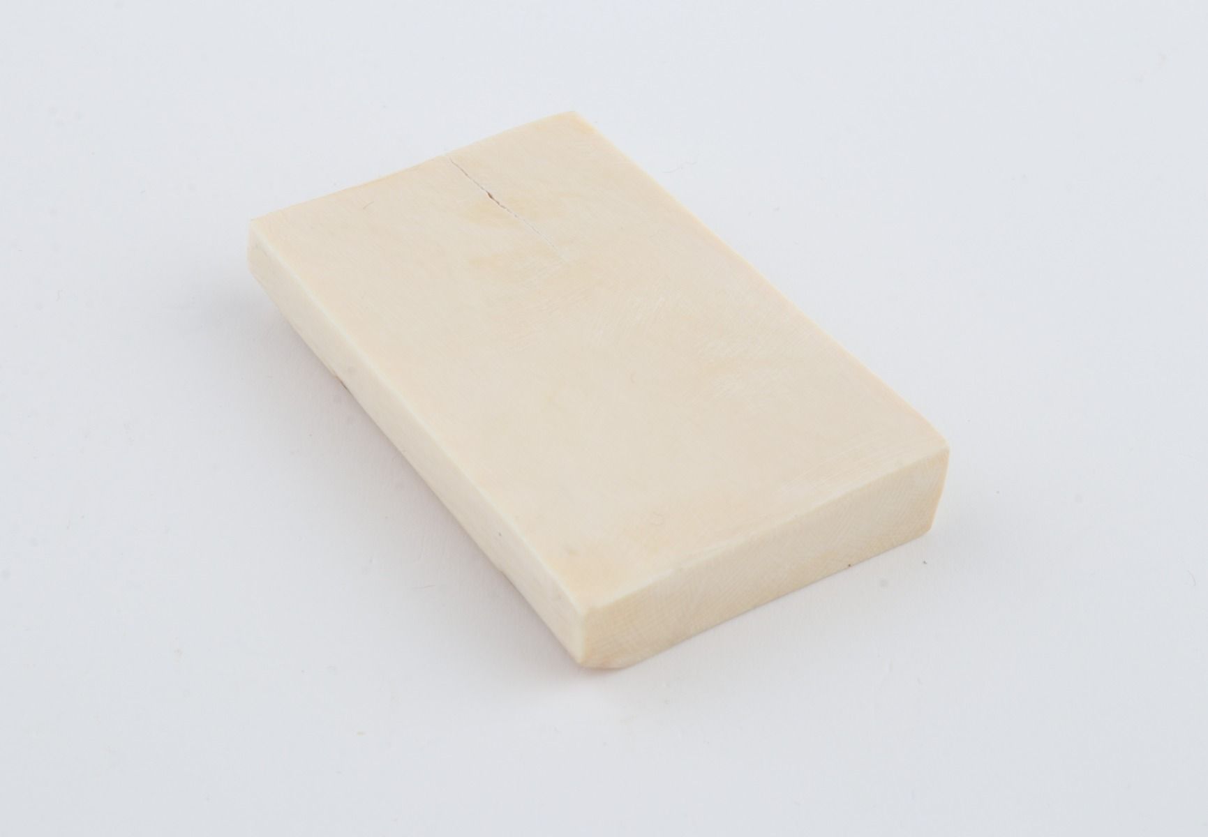 White mammoth ivory segment