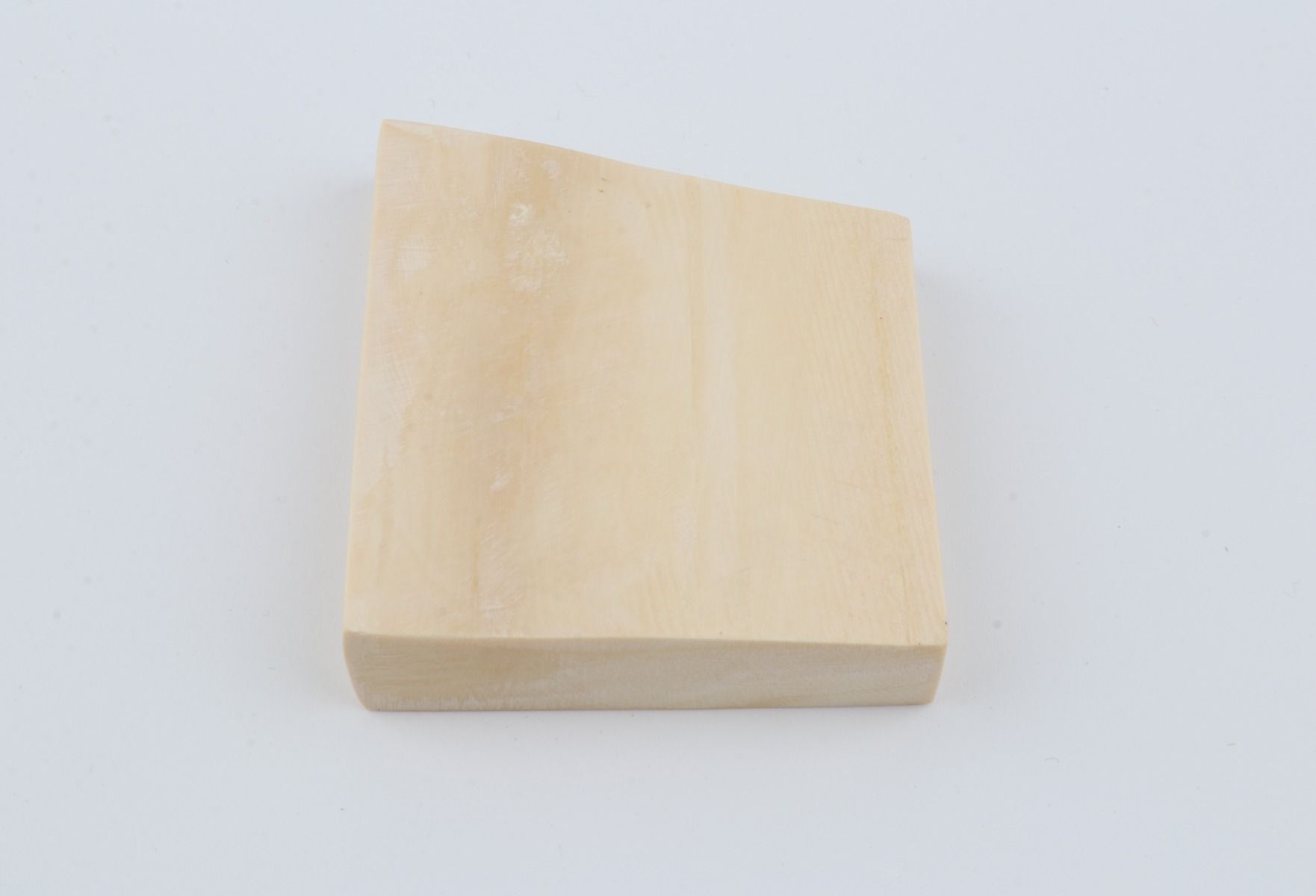 White mammoth ivory segment