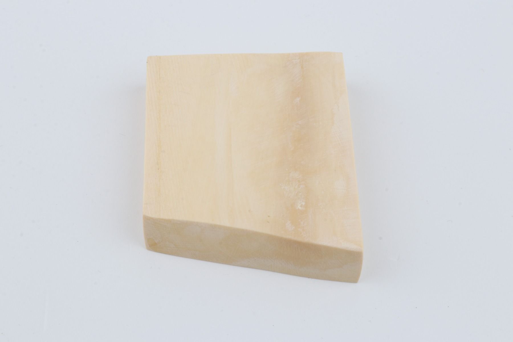 White mammoth ivory segment