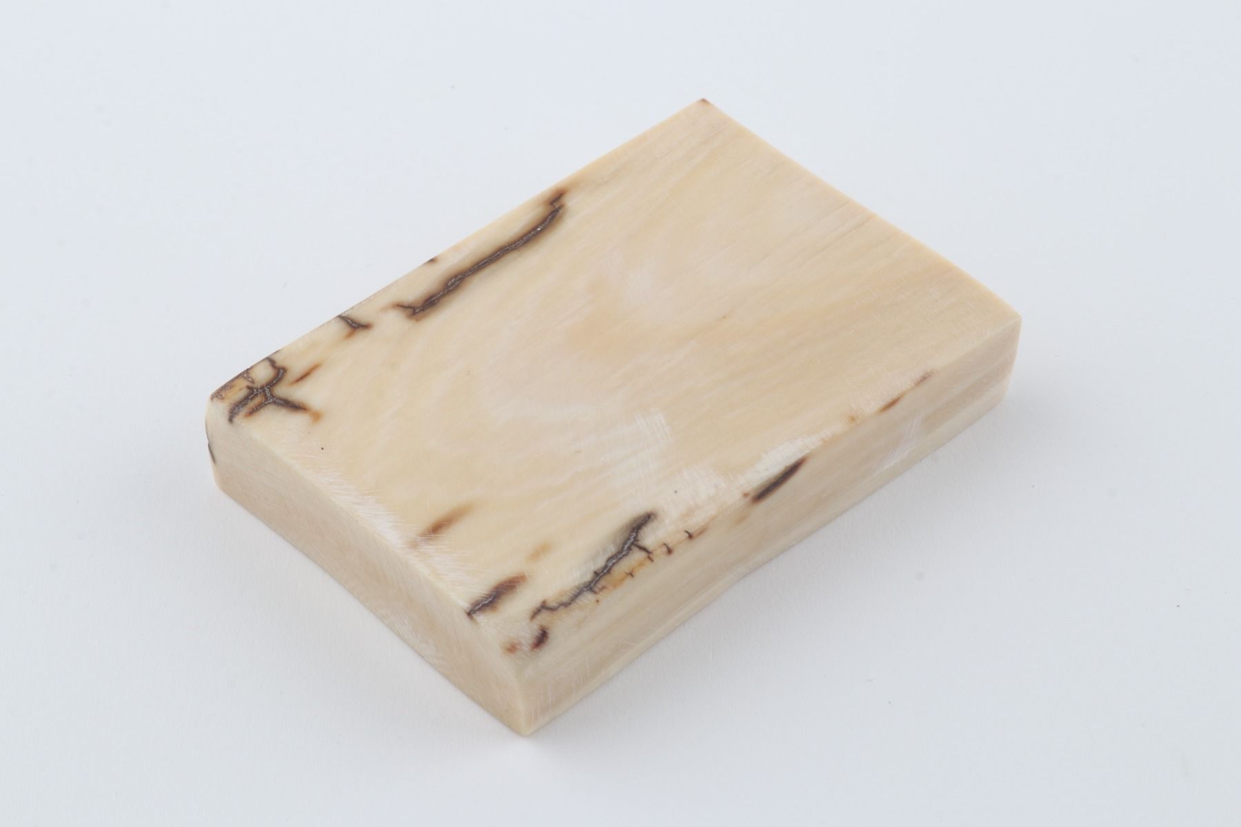 White mammoth ivory segment