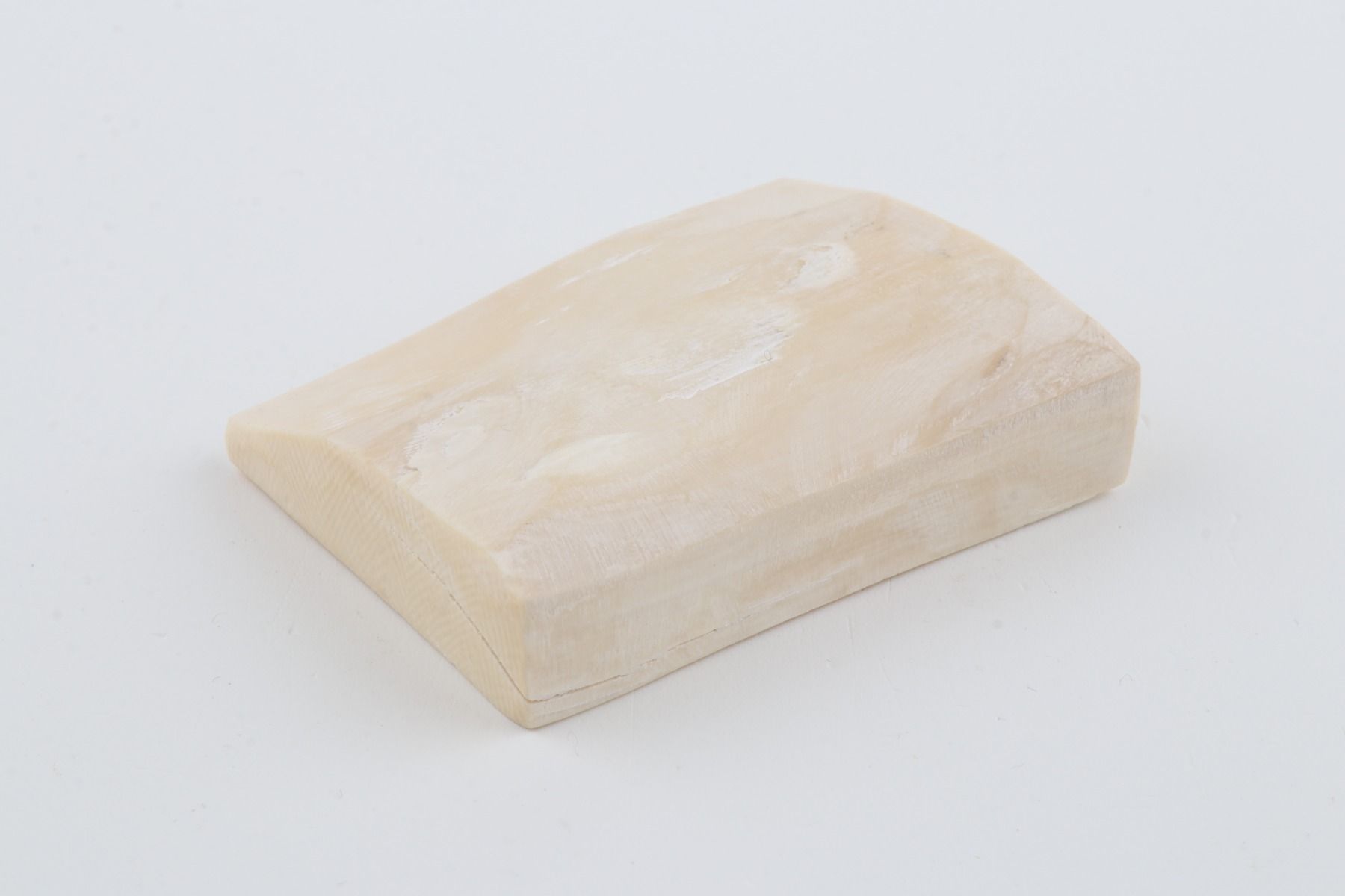 White mammoth ivory segment