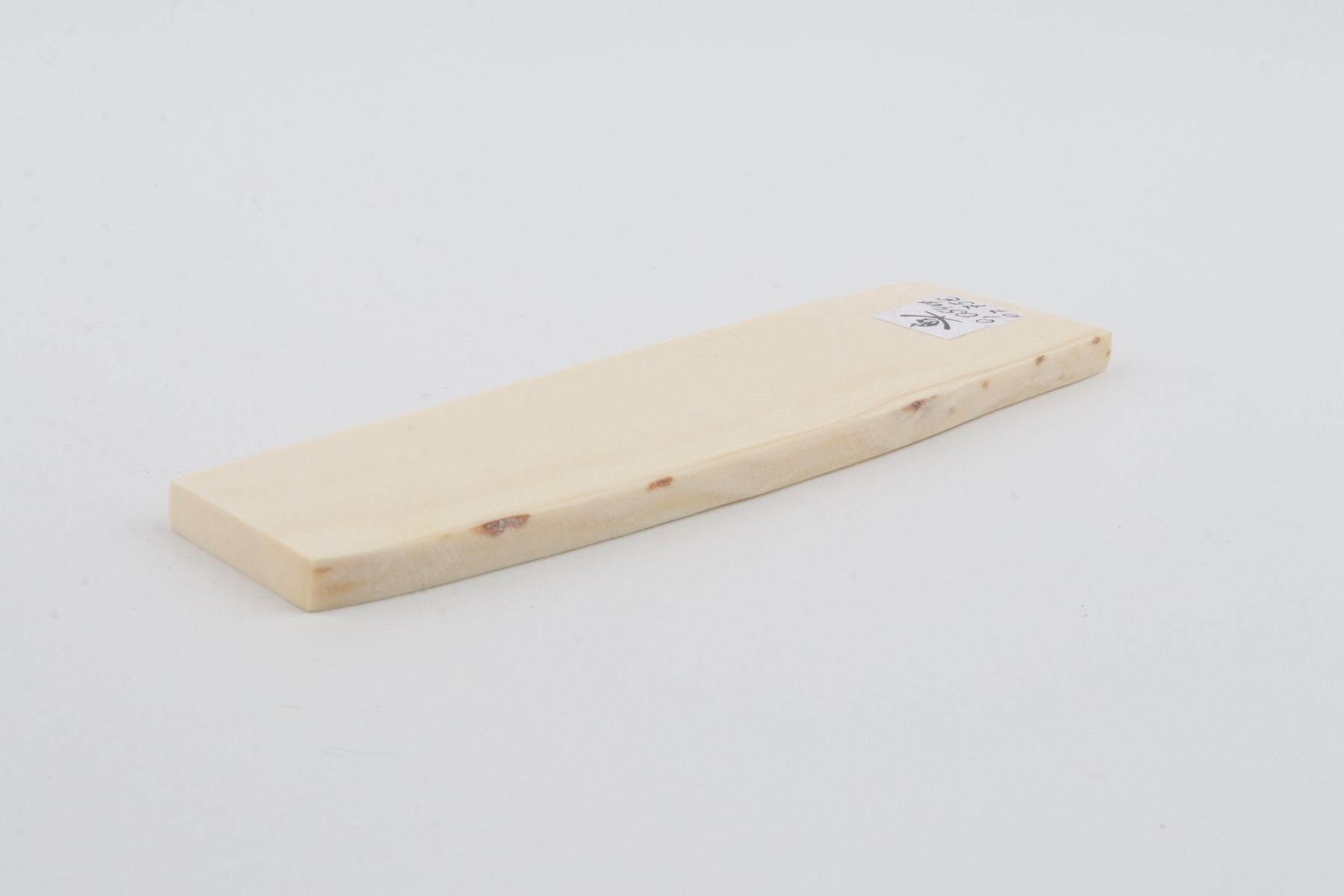 White mammoth ivory segment