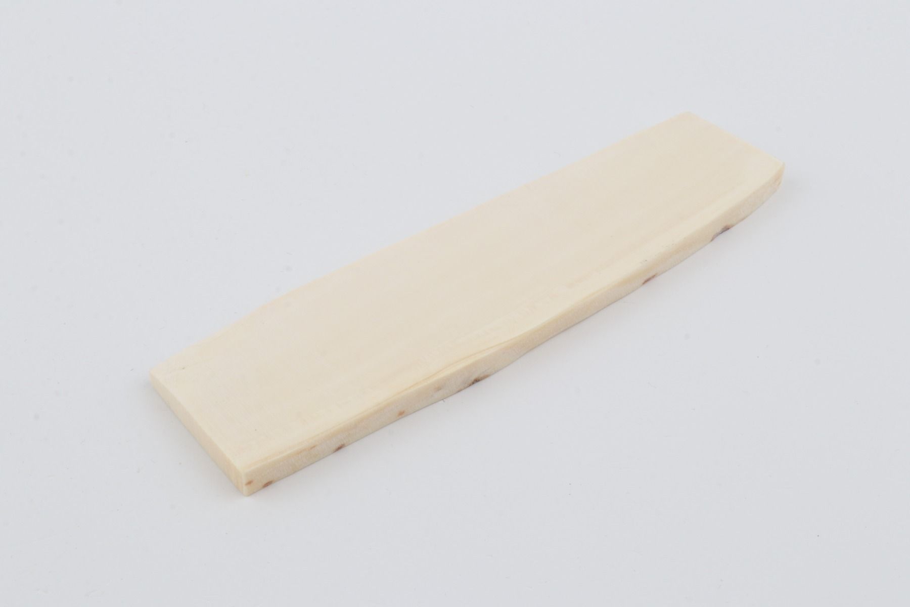 White mammoth ivory segment