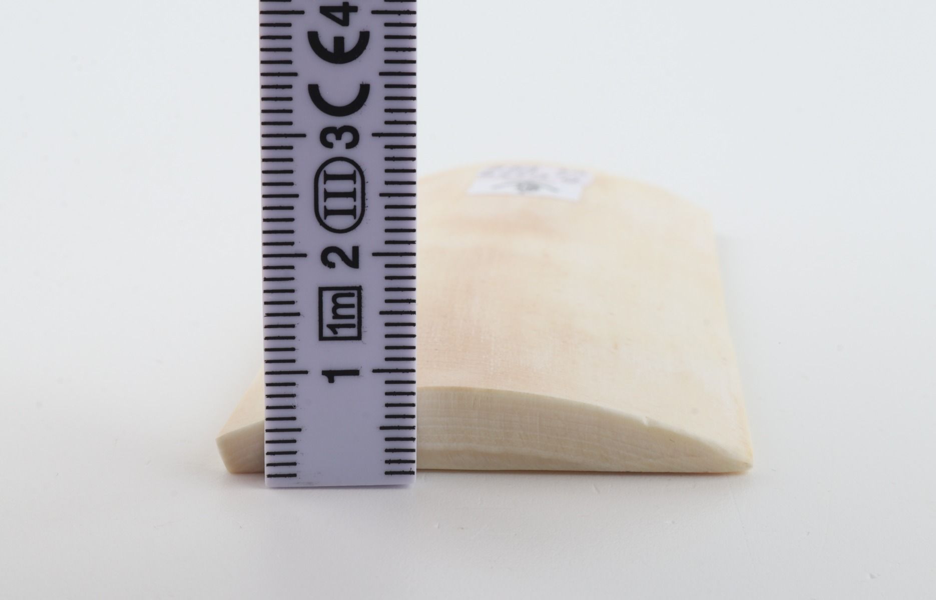 White mammoth ivory piece