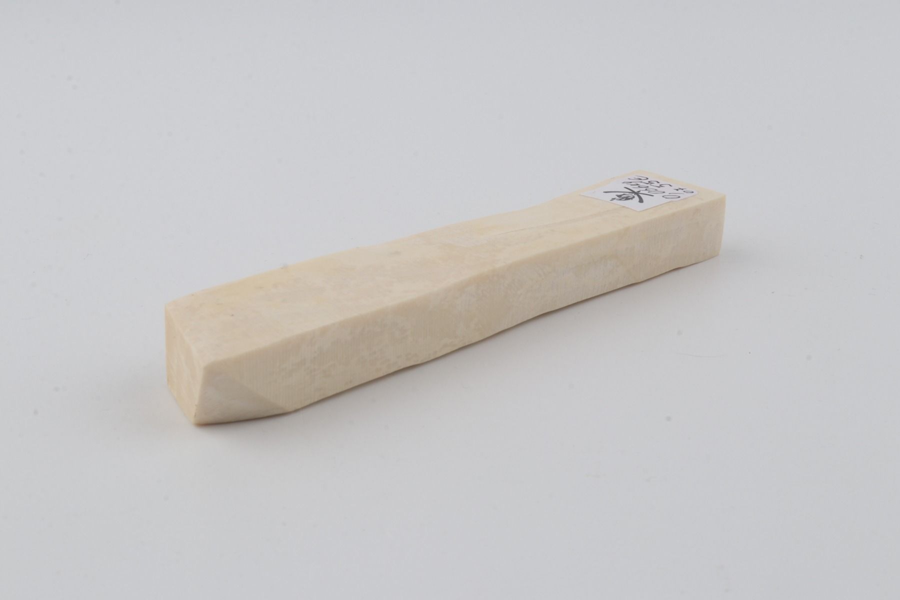White mammoth ivory segment