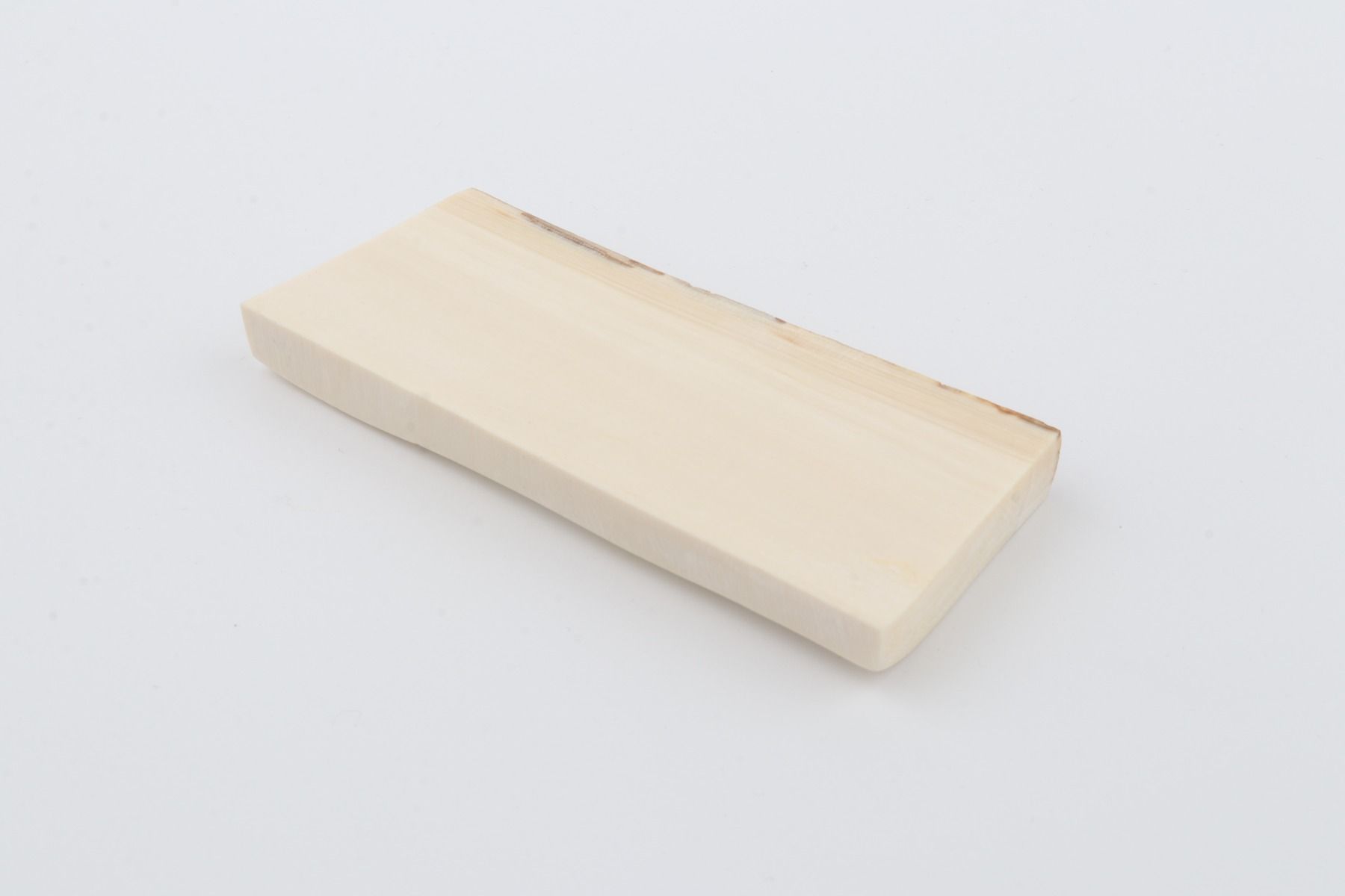 White mammoth ivory segment