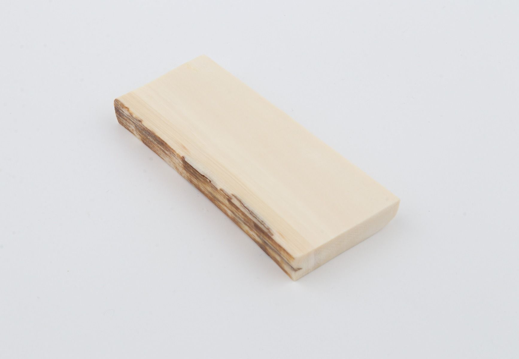 White mammoth ivory segment