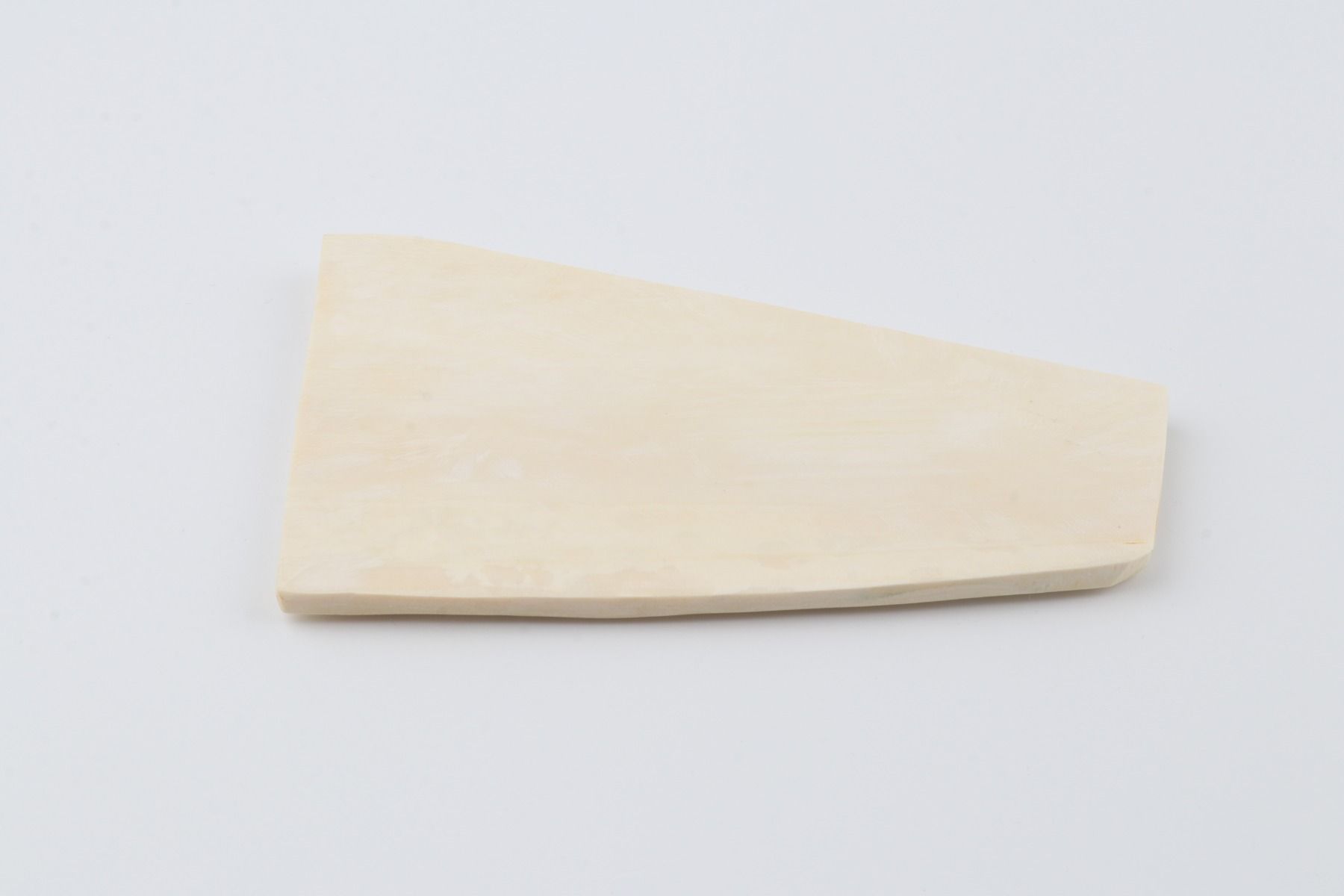 White mammoth ivory segment