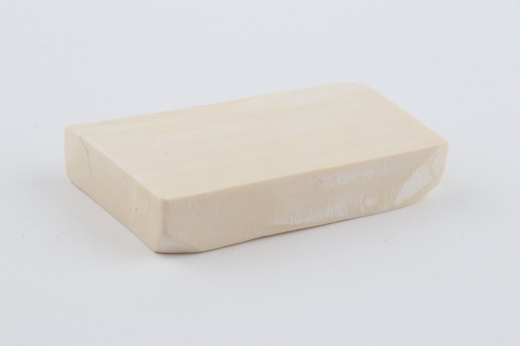 White mammoth ivory segment
