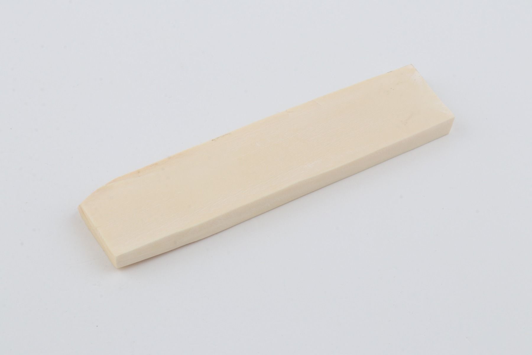 White mammoth ivory segment