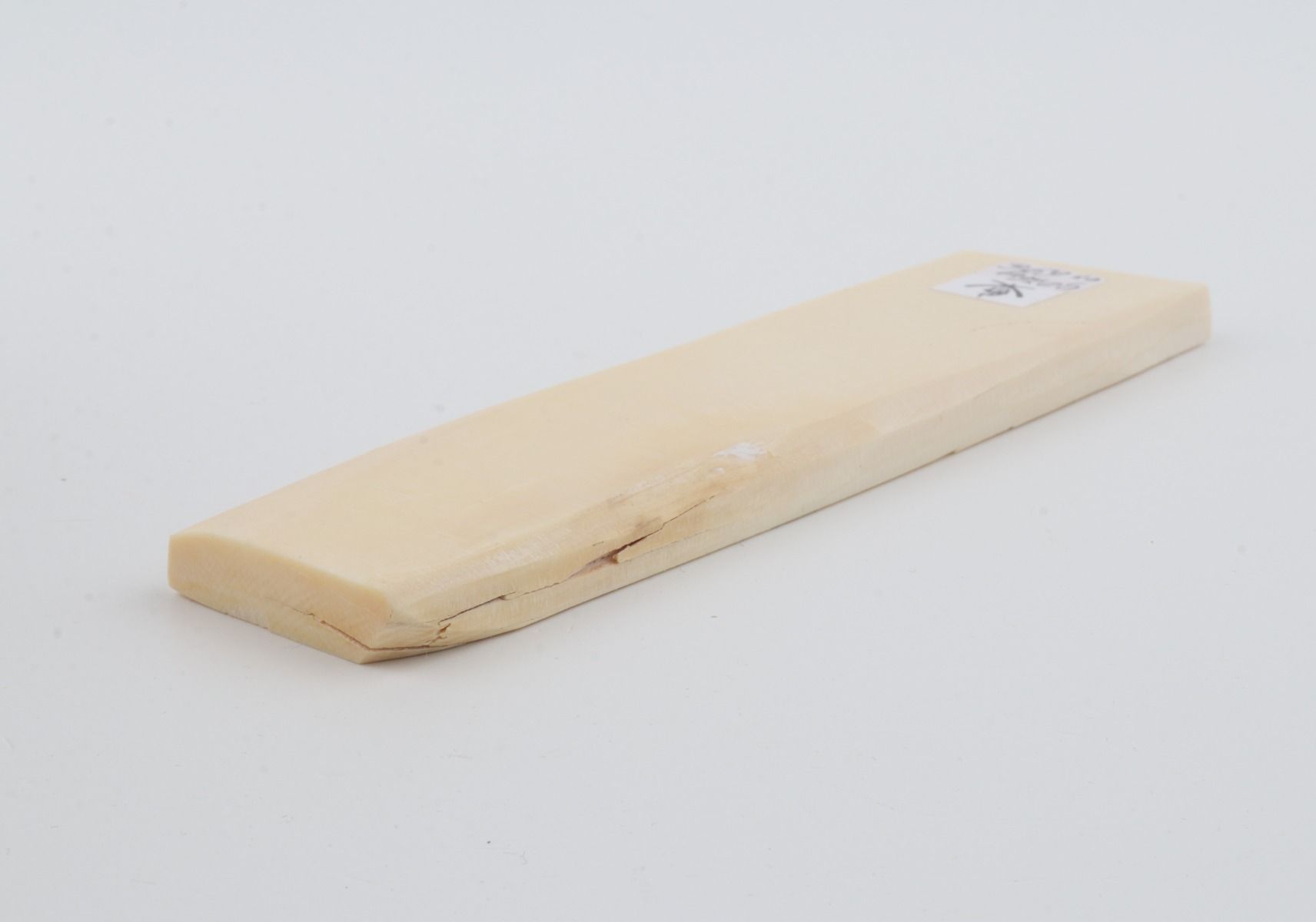 White mammoth ivory segment