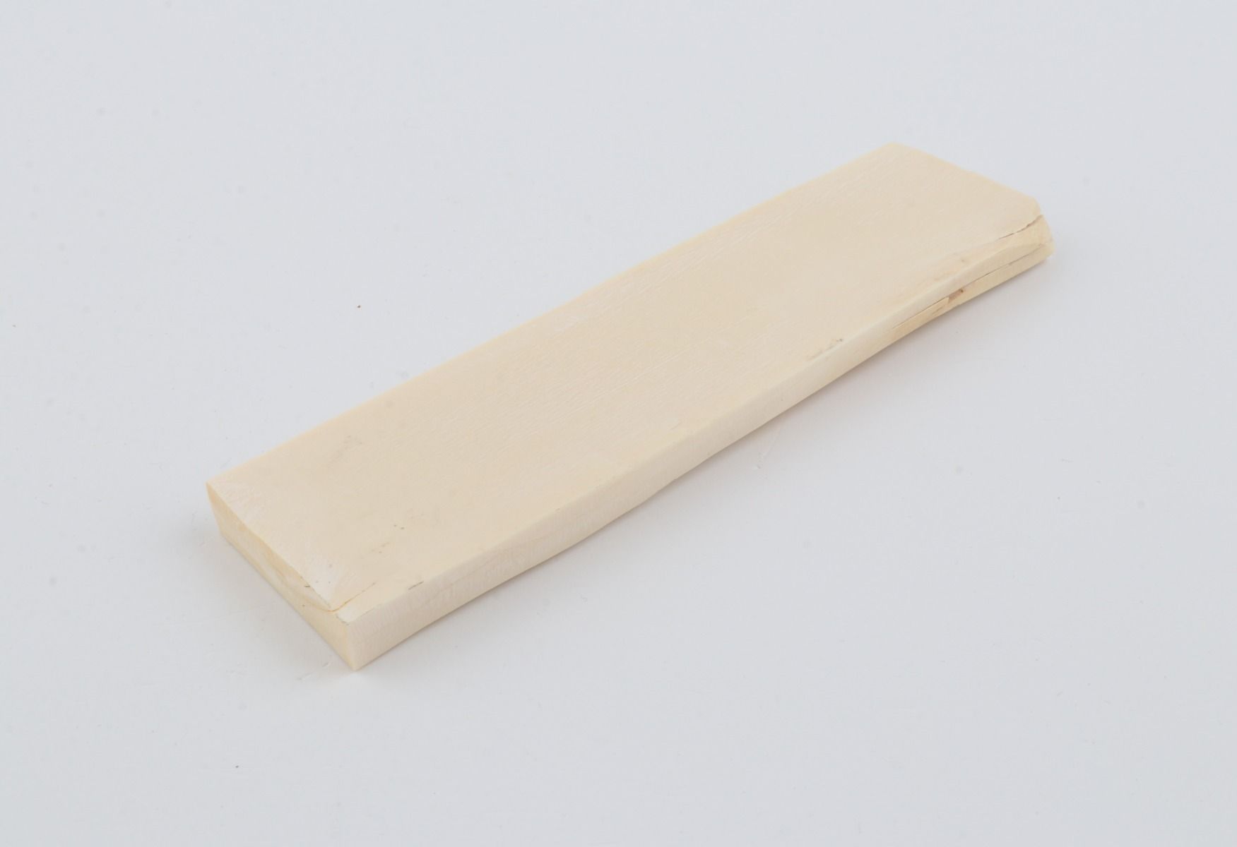 White mammoth ivory segment