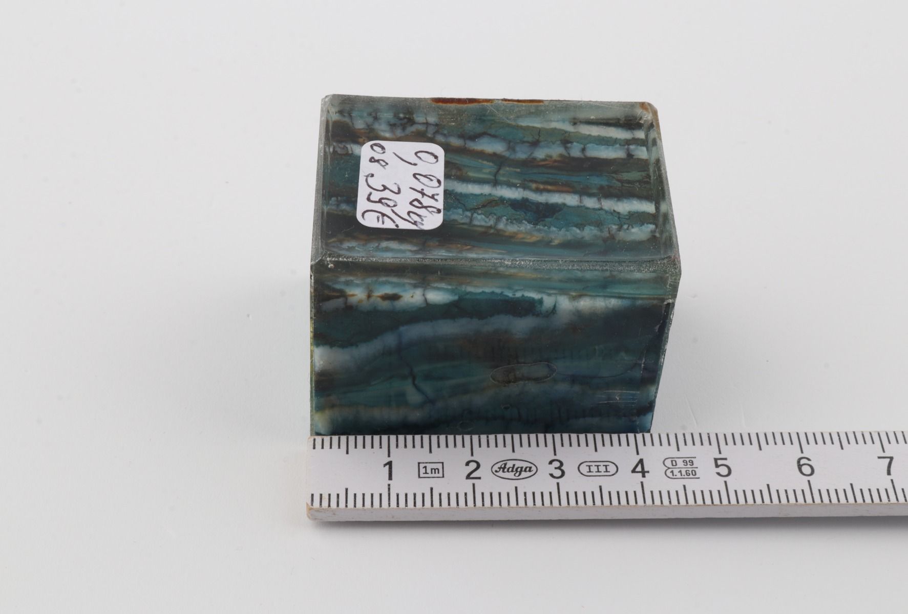 Stabilized mammoth molar piece