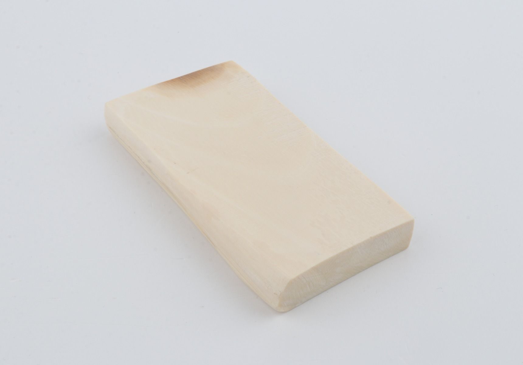 White mammoth ivory segment