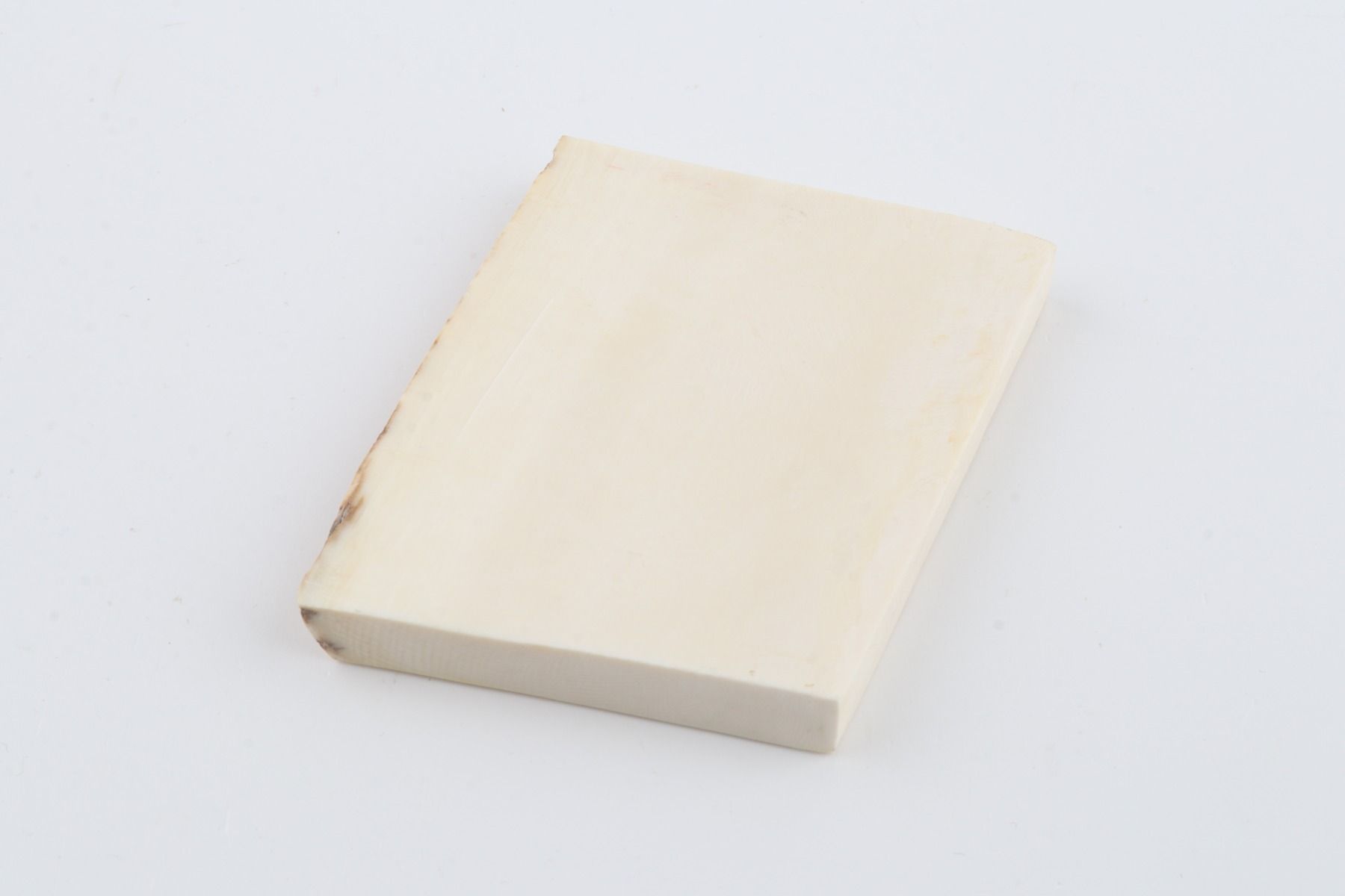 White mammoth ivory segment