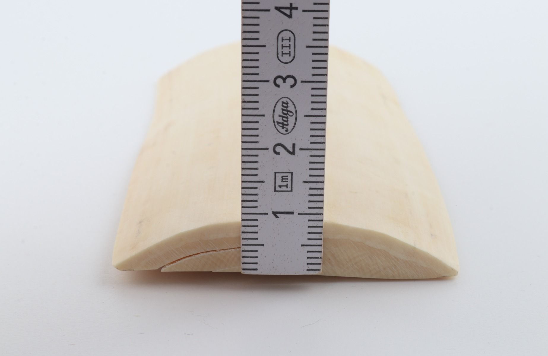 White mammoth ivory piece