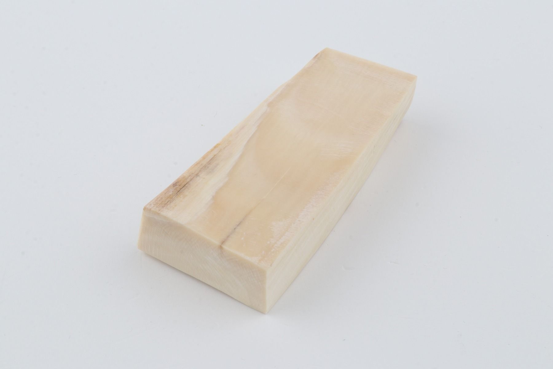 White mammoth ivory segment