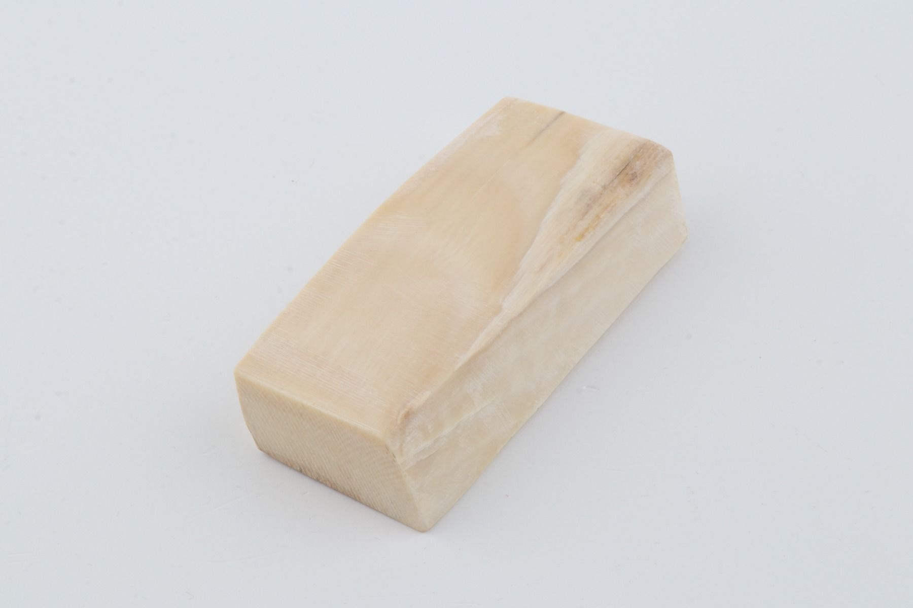 White mammoth ivory segment