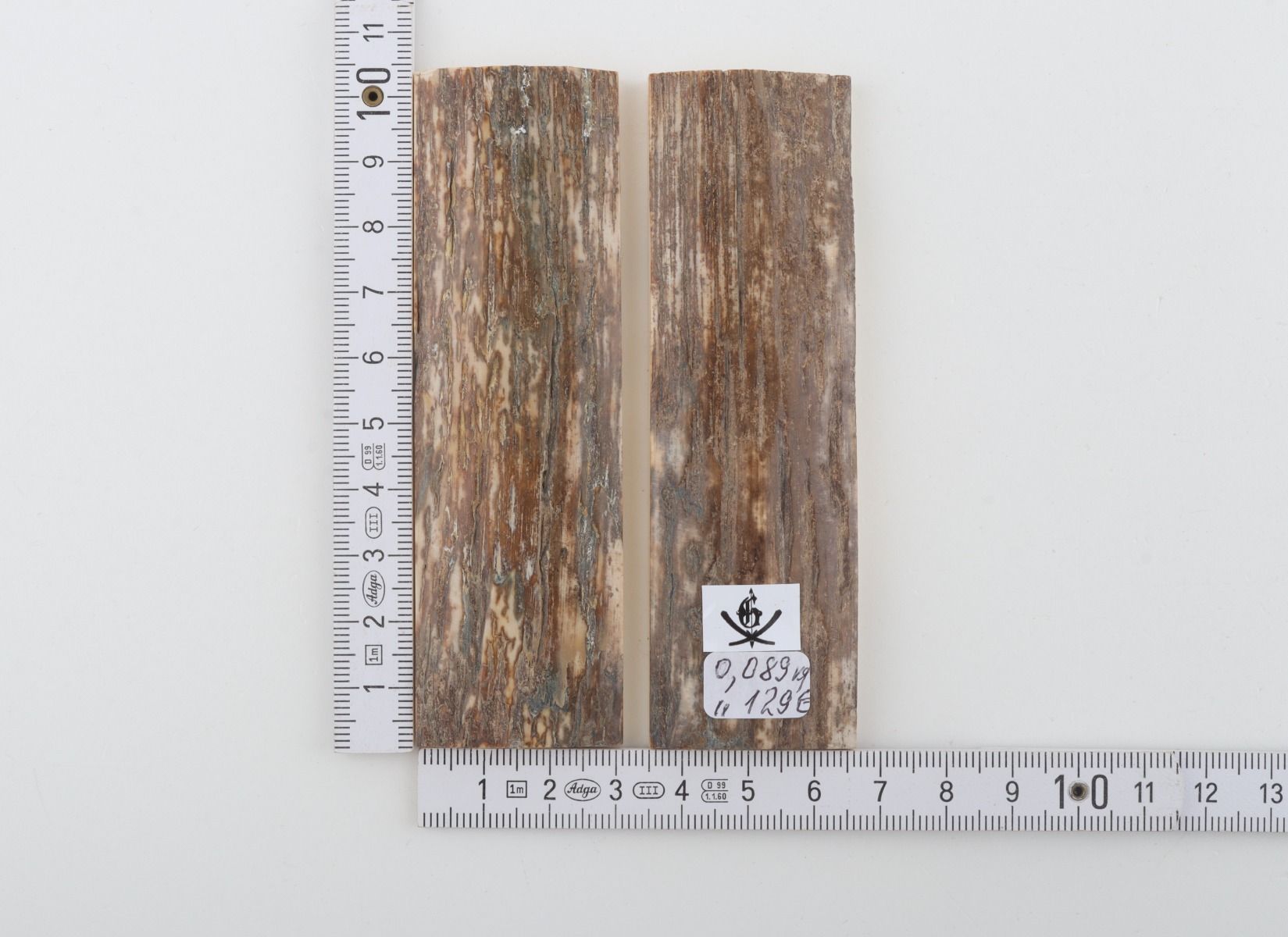 Natural mammoth bark scales