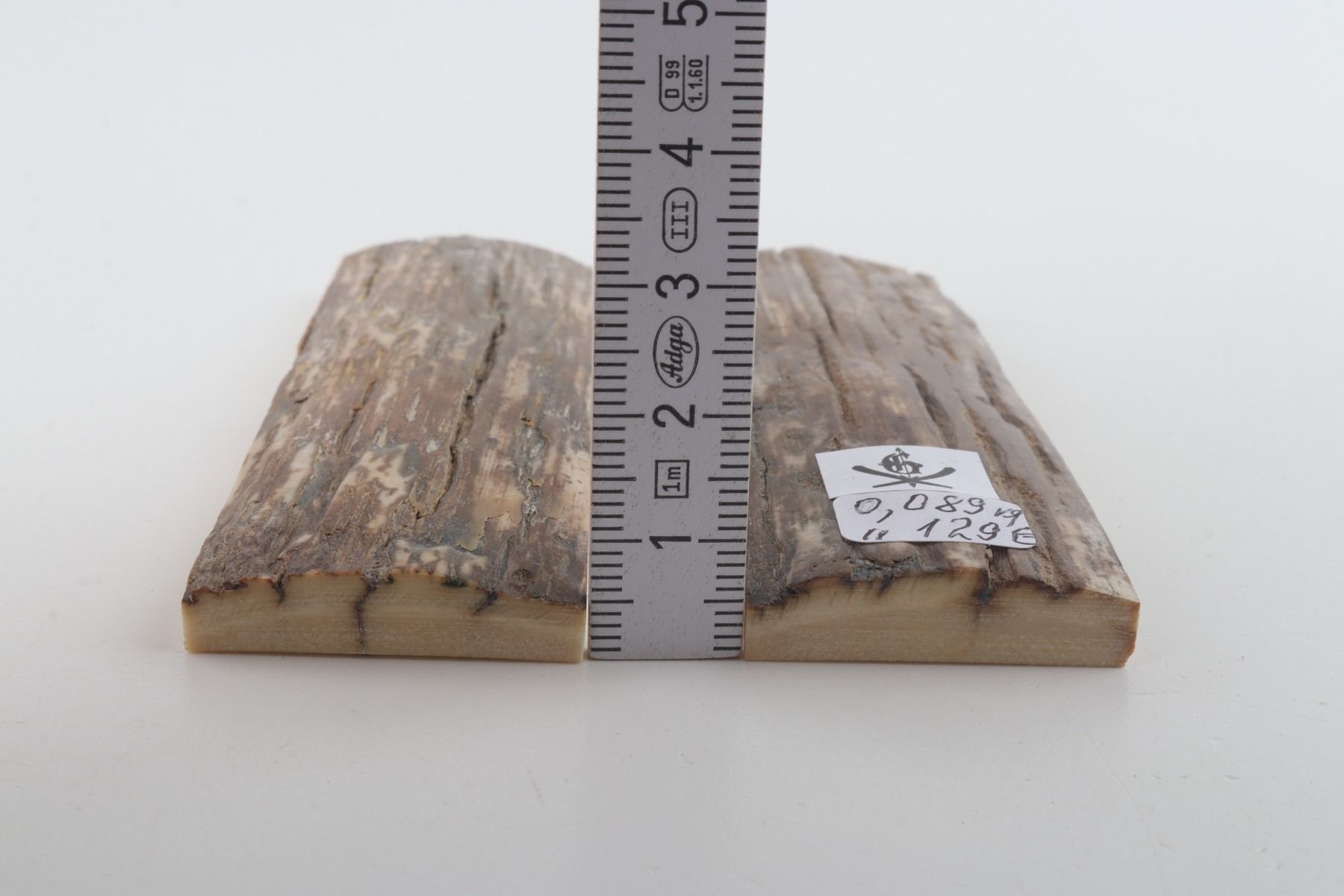 Natural mammoth bark scales