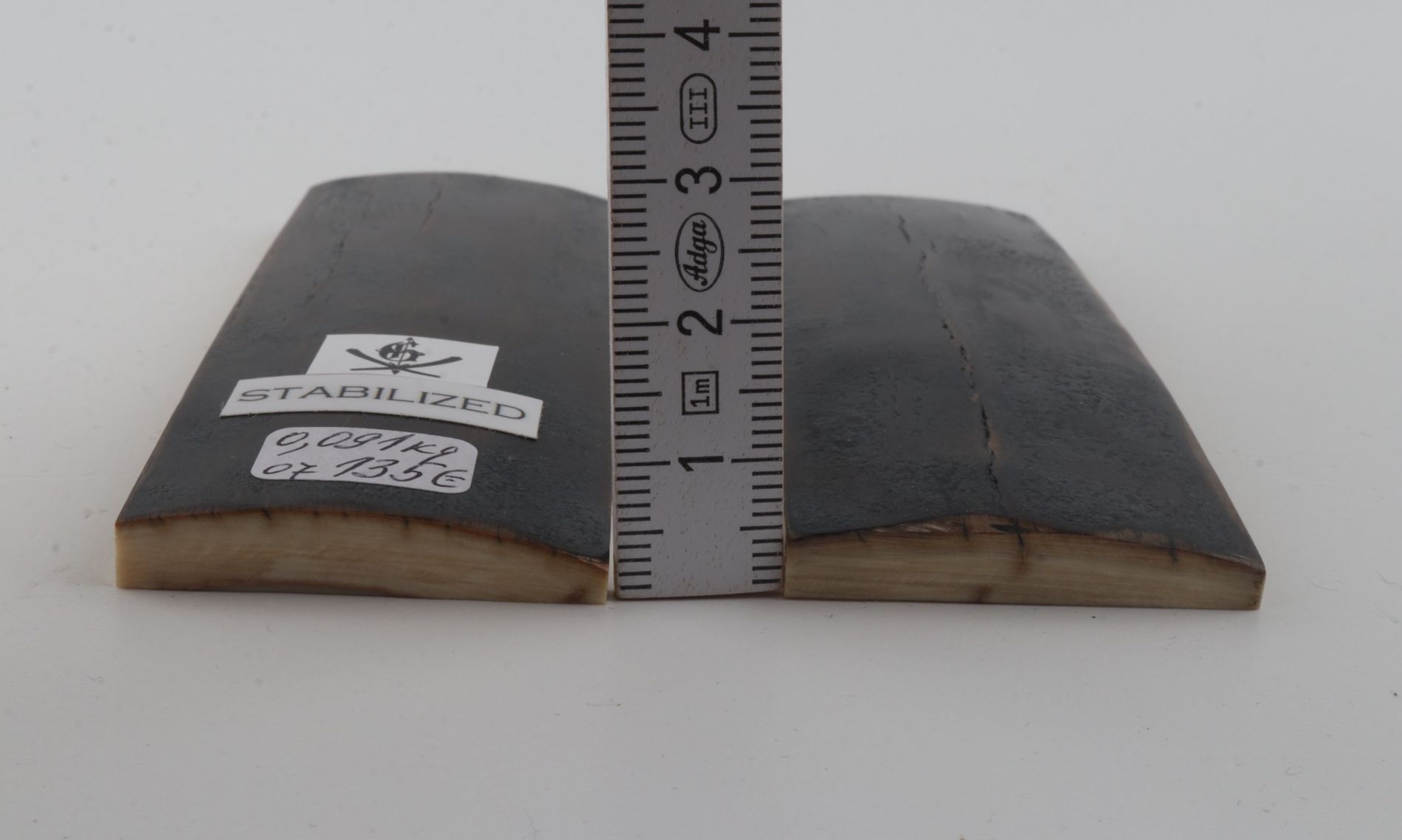 Stabilised mammoth bark scales