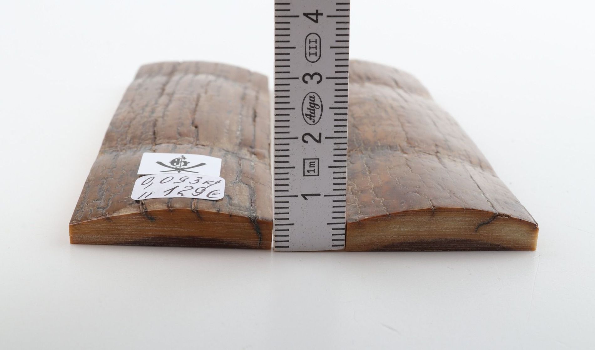 Natural mammoth bark scales