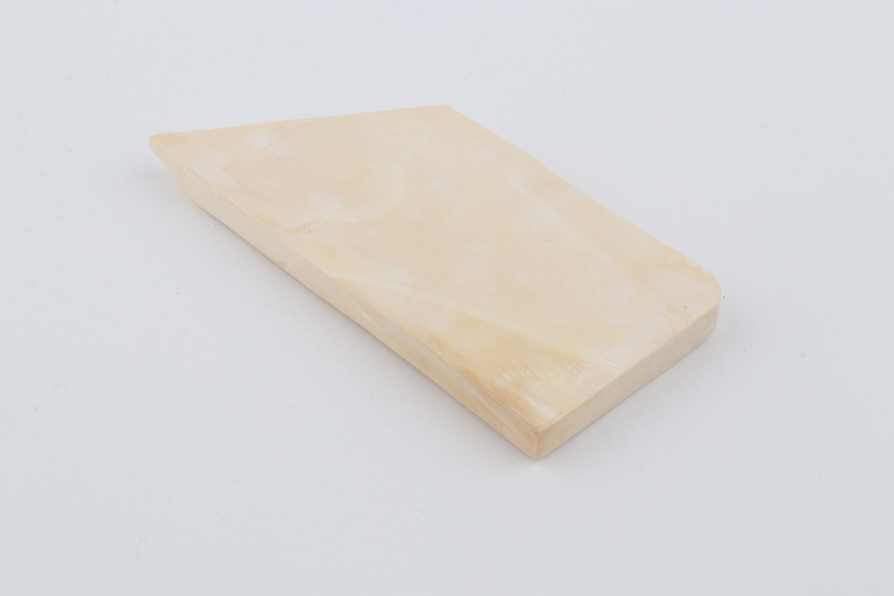 White mammoth ivory segment