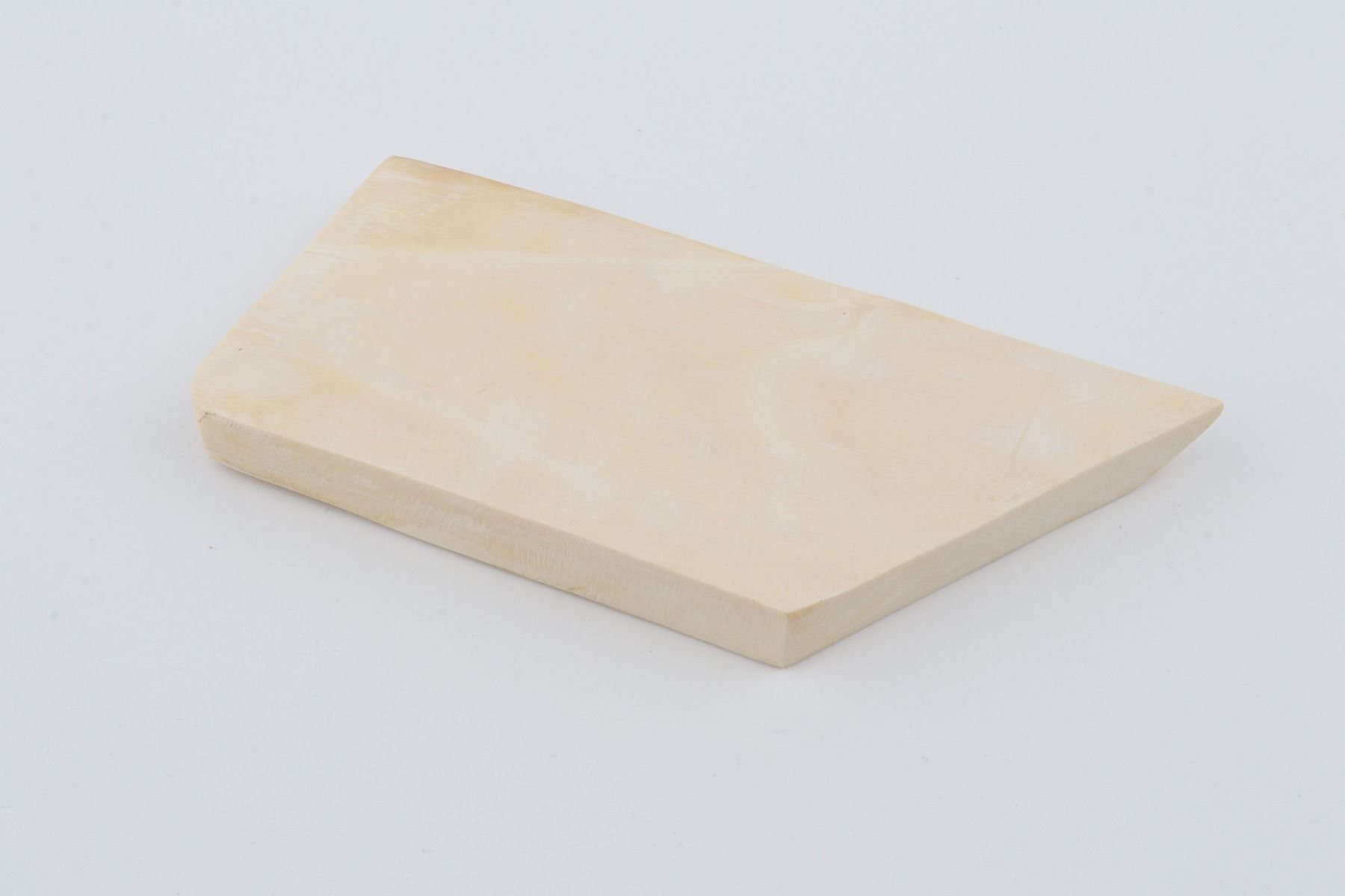 White mammoth ivory segment