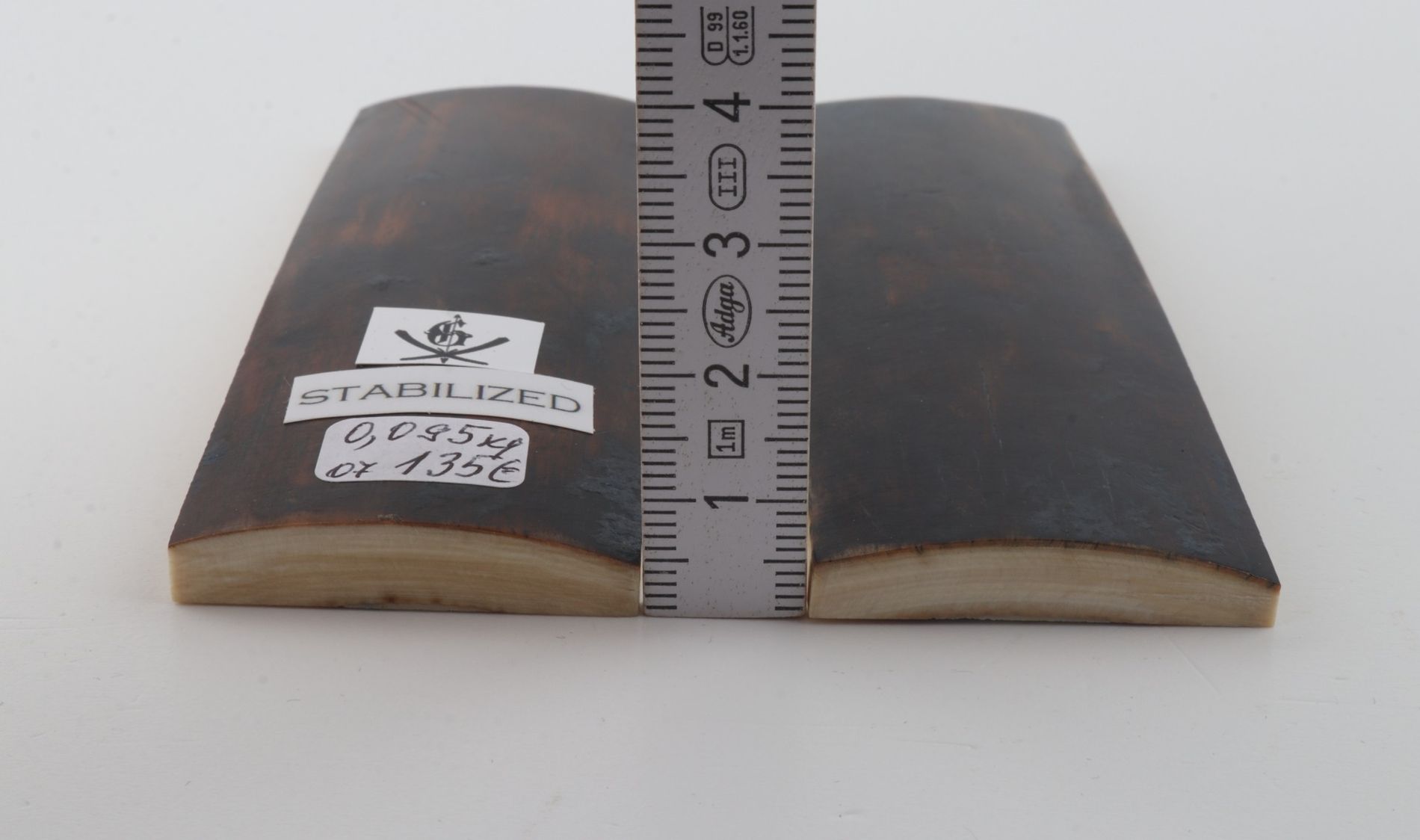 Stabilized mammoth bark scales