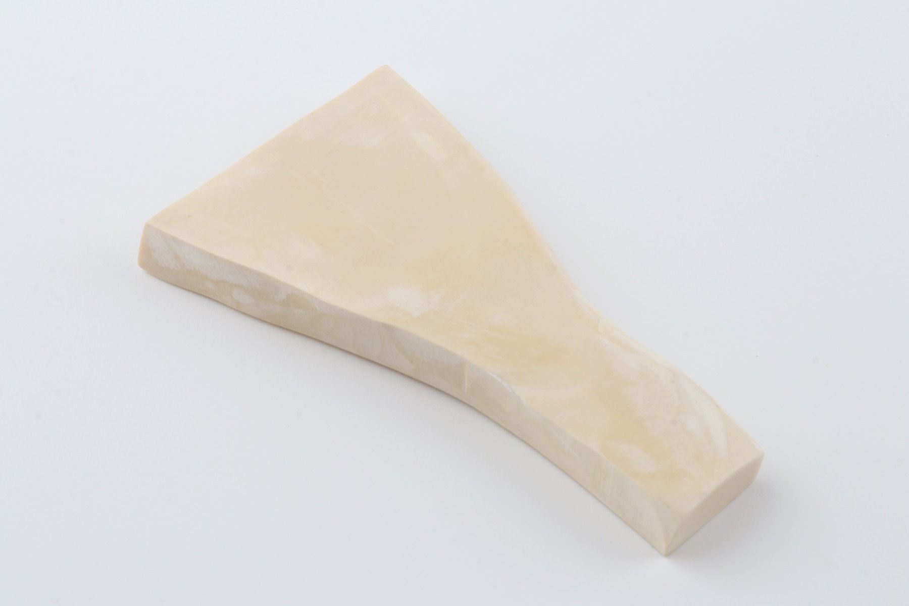 White mammoth ivory segment