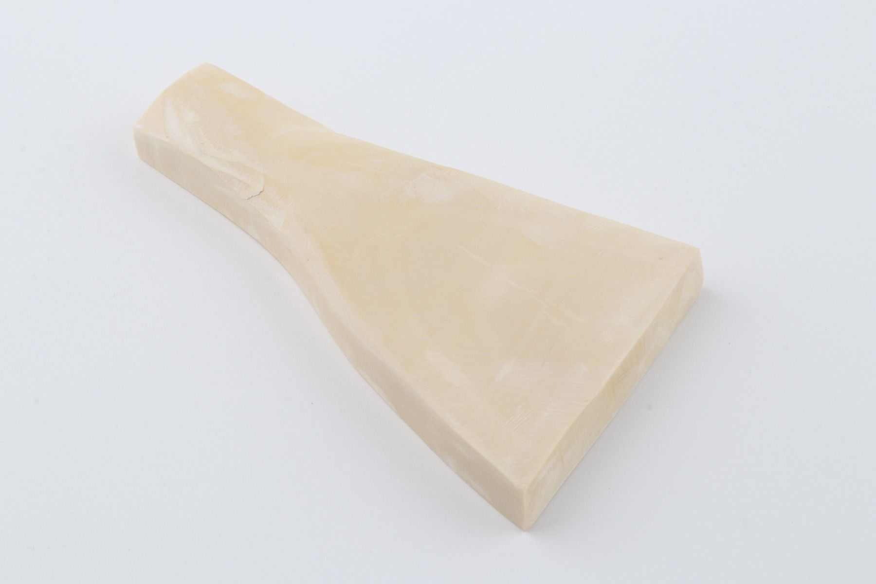 White mammoth ivory segment