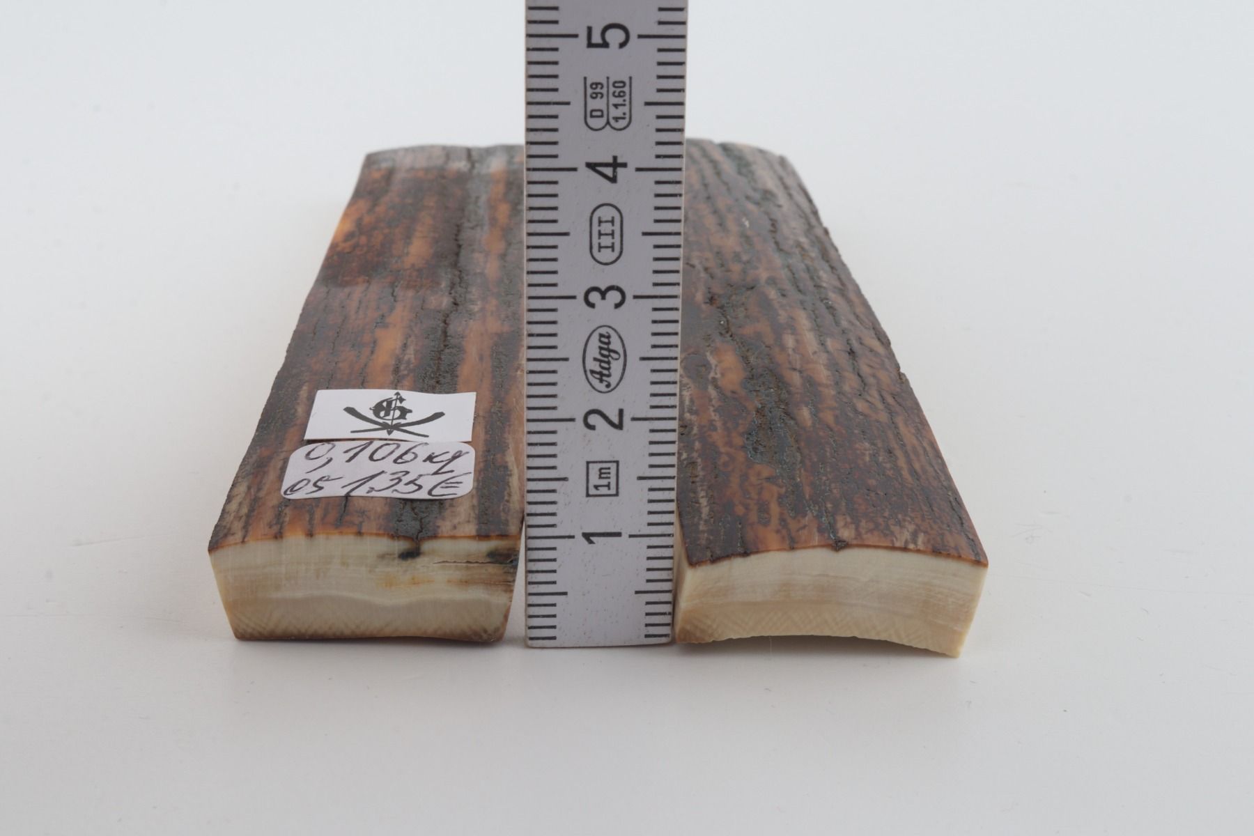 Natural mammoth bark scales