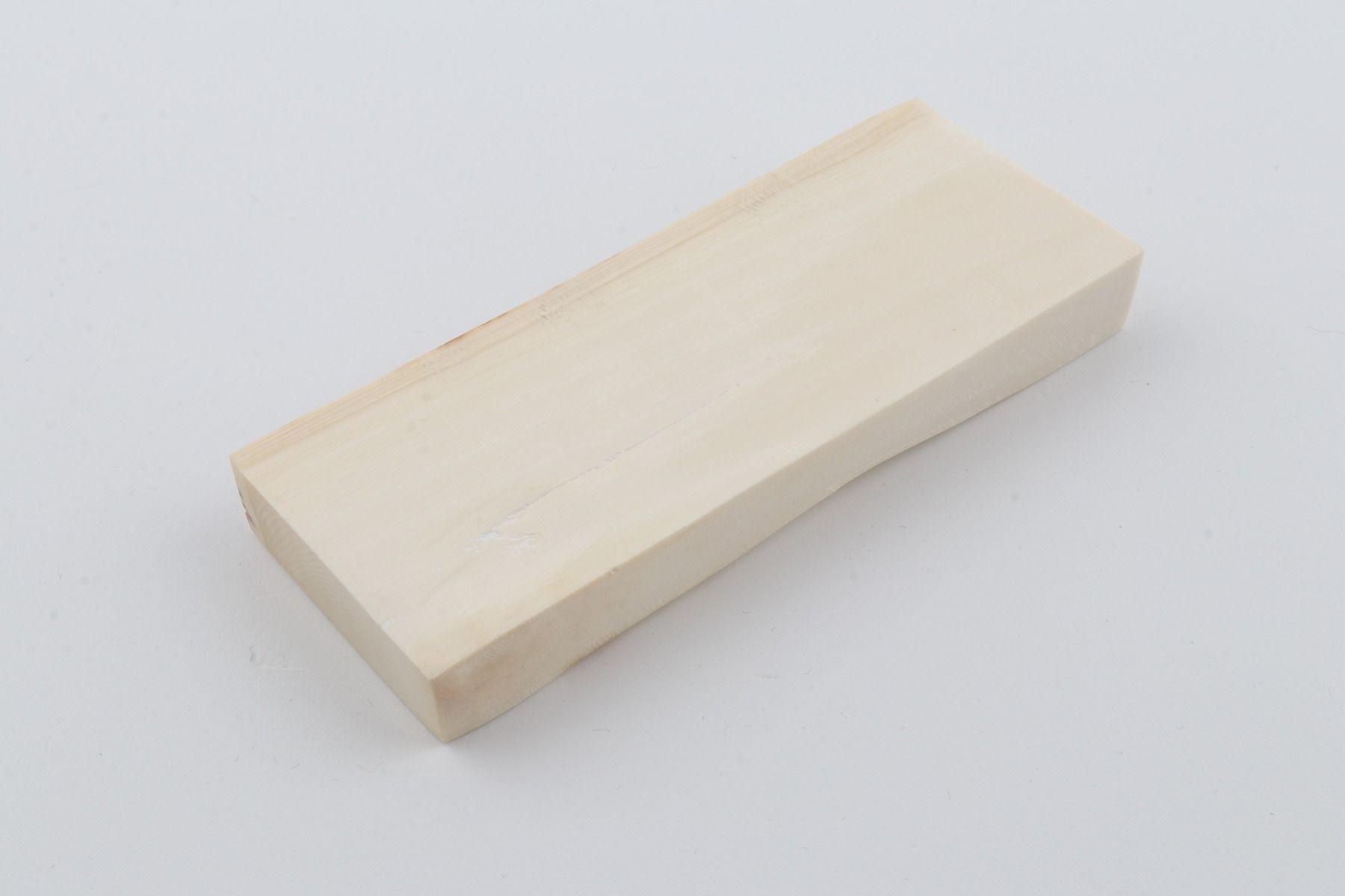 White mammoth ivory segment