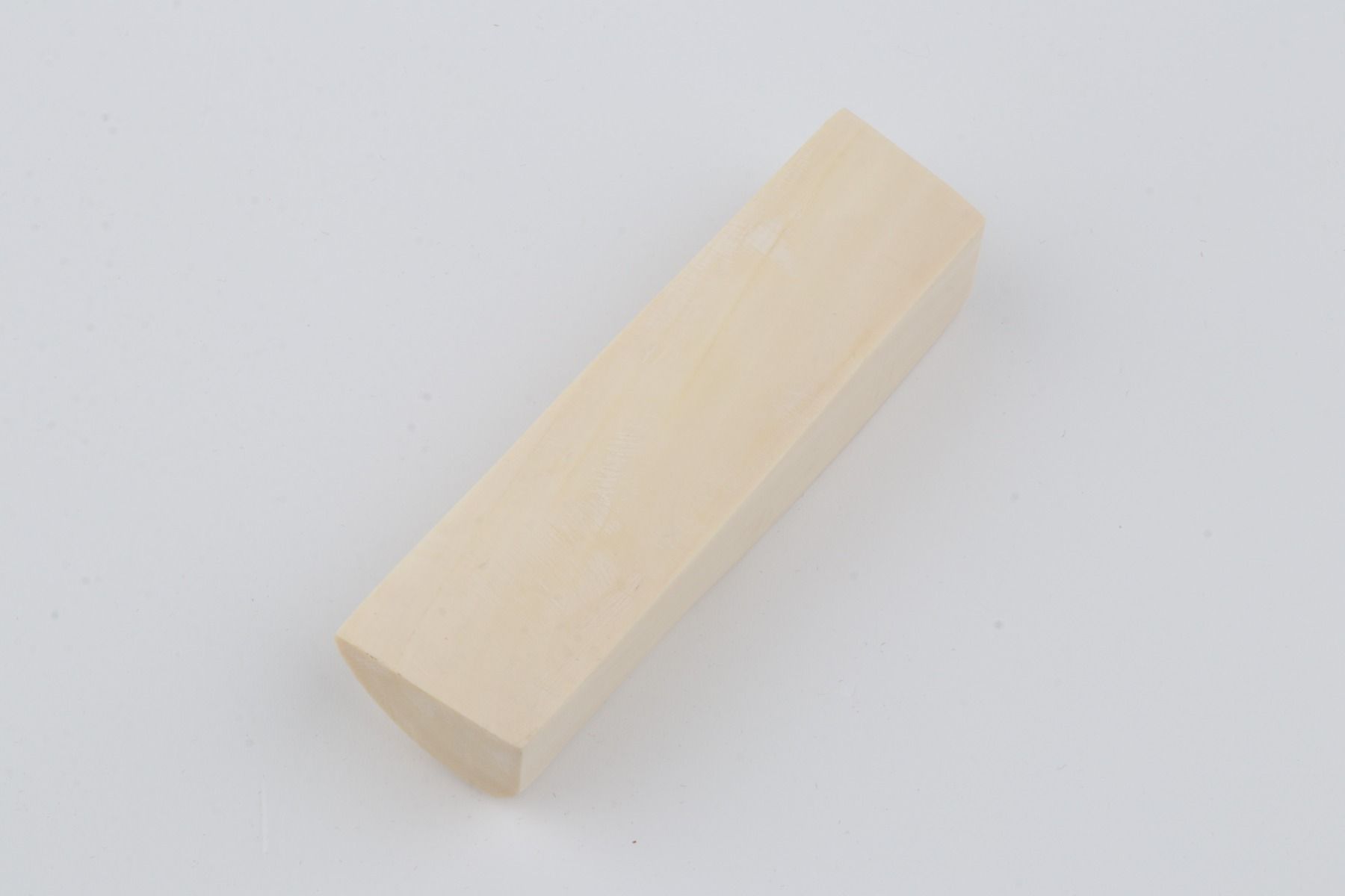 White mammoth ivory segment