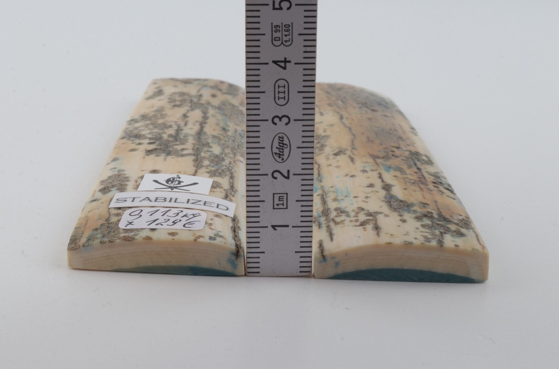 Stabilized mammoth bark scales