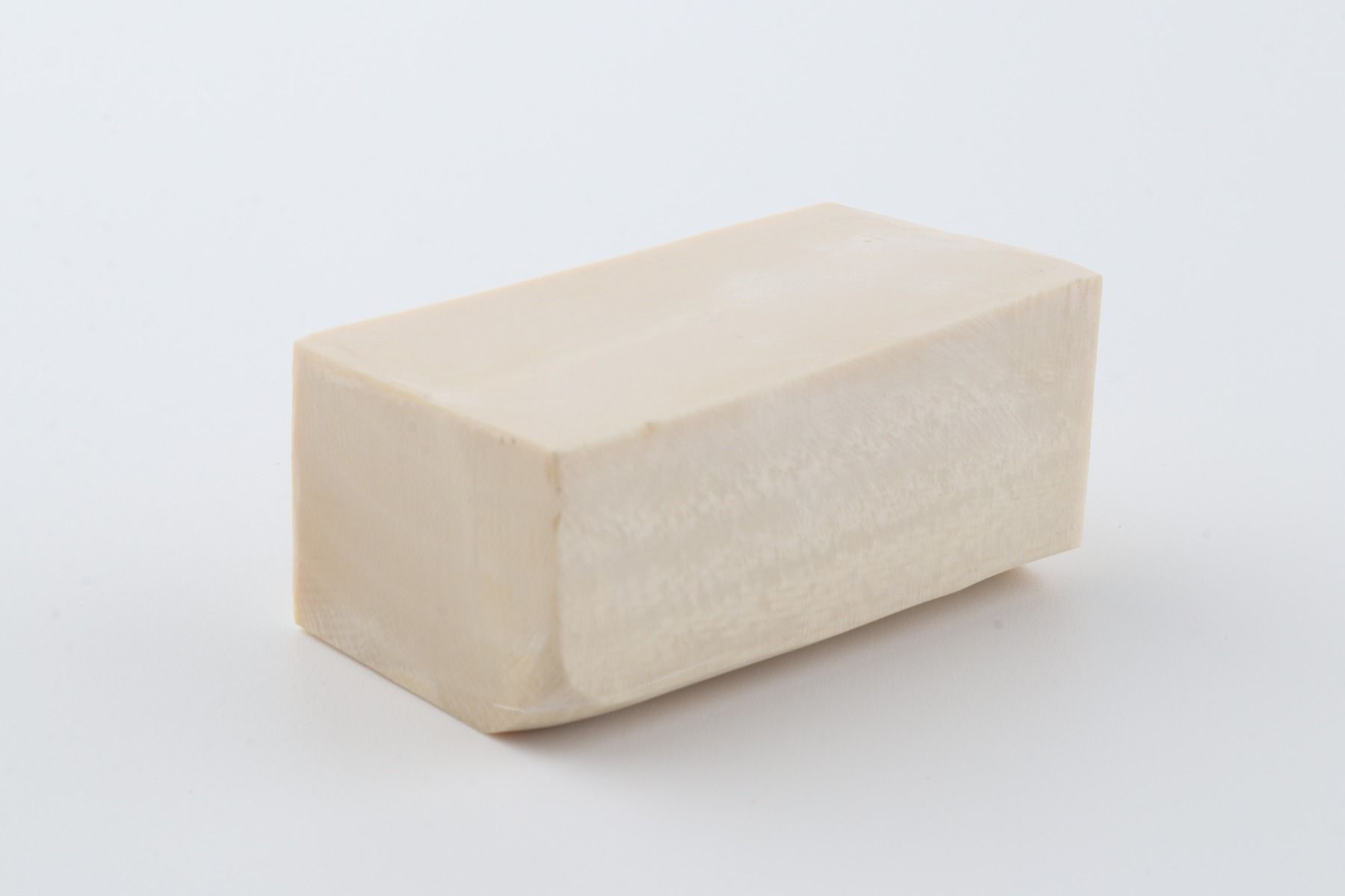 White mammoth ivory segment
